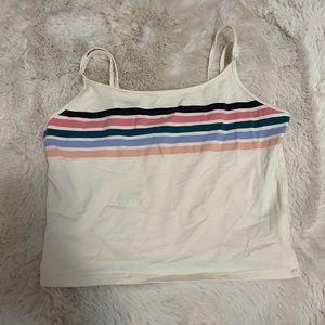 American eagle striped crop